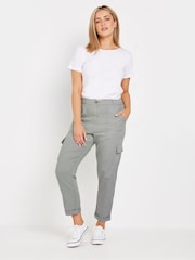 M&Co Grey Petite Cargo Trousers - Image 2 of 5