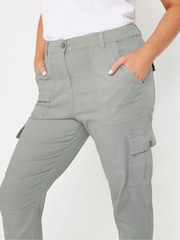 M&Co Grey Petite Cargo Trousers - Image 4 of 5