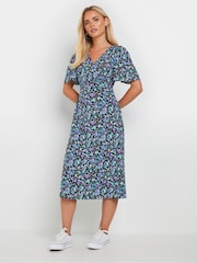 M&Co Black Petite Fit And Flare Dress - Image 2 of 5