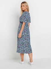 M&Co Black Petite Fit And Flare Dress - Image 4 of 5