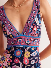 Boden Orange Porto V-Neck Swimsuit - Image 5 of 7