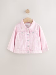 Pink Denim 100% Cotton Jacket - Image 1 of 5