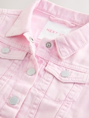 Pink Denim 100% Cotton Jacket - Image 3 of 5