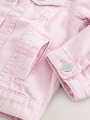 Pink Denim 100% Cotton Jacket - Image 4 of 5