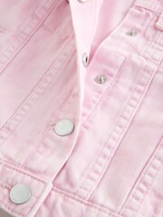 Pink Denim 100% Cotton Jacket - Image 5 of 5