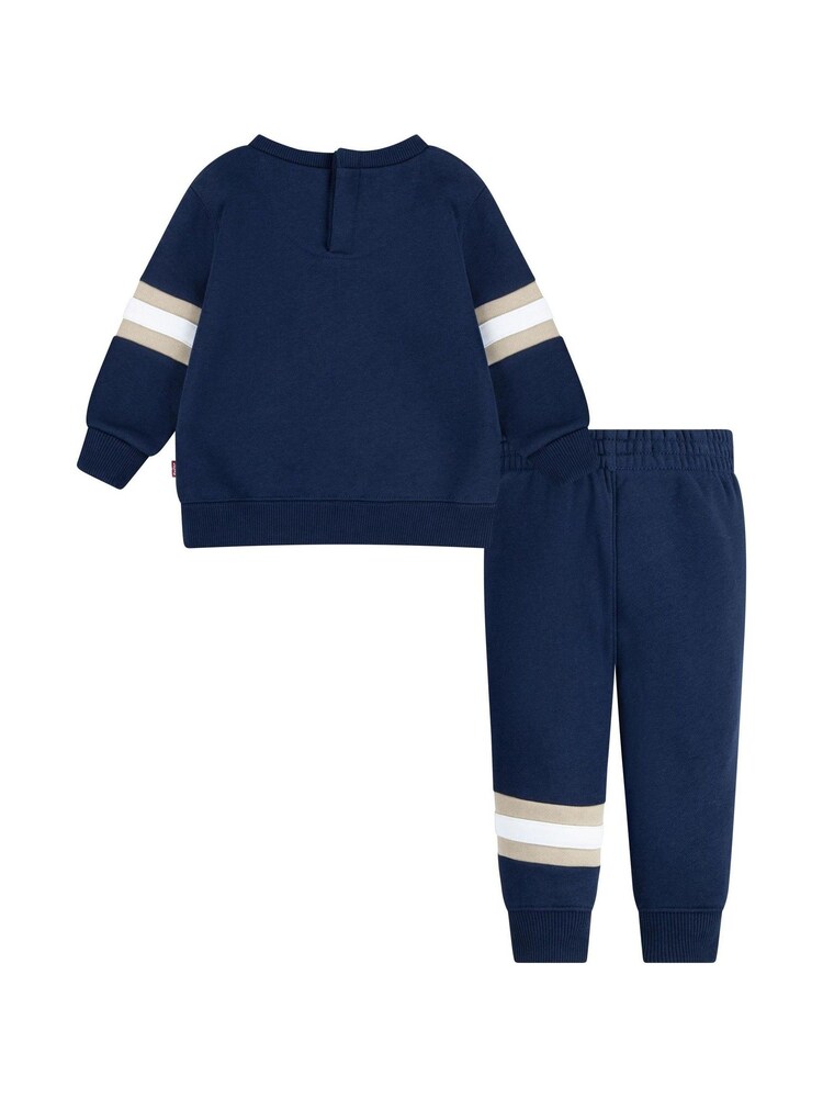 Levi's® Blue Baby Varsity Logo Tracksuit Set - Image 7 of 12