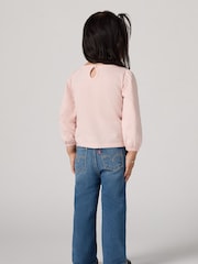 Levi's® Pink Baby Floral Logo Long Sleeve Top - Image 2 of 8