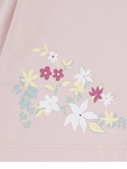 Levi's® Pink Baby Floral Logo Long Sleeve Top - Image 6 of 8