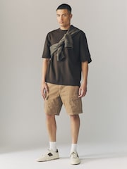 Stone Stone Cargo 100% Cotton Shorts - Image 2 of 9