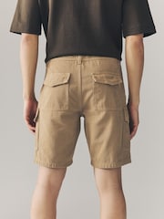 Stone Stone Cargo 100% Cotton Shorts - Image 3 of 9