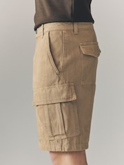 Stone Stone Cargo 100% Cotton Shorts - Image 4 of 9
