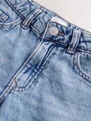 Blue Denim Embroidered 100% Cotton Jeams - Image 3 of 4