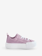 Converse Pink Junior Chuck Taylor Cruise Ox Trainers - Image 1 of 8