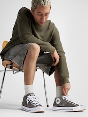 Converse Grey Chuck Malden Street Trainers - Image 1 of 11