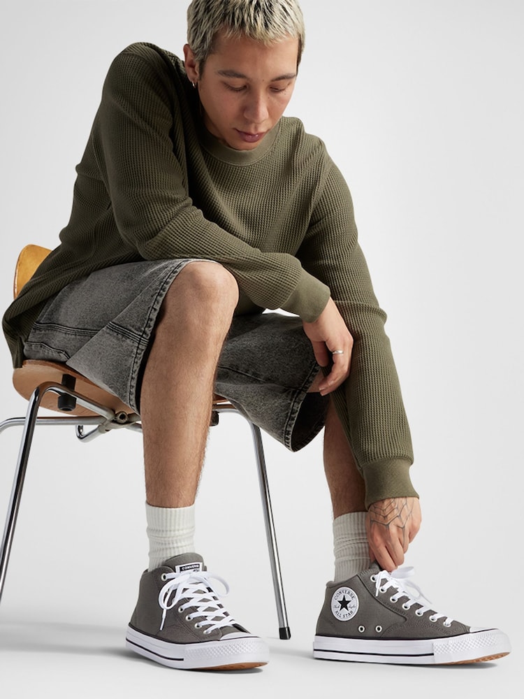 Converse Grey Chuck Malden Street Trainers - Image 1 of 11