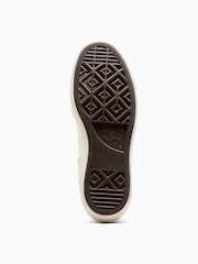 Converse White/Gold Chuck Taylor All Star Lift Mono Leather High Trainers - Image 9 of 13