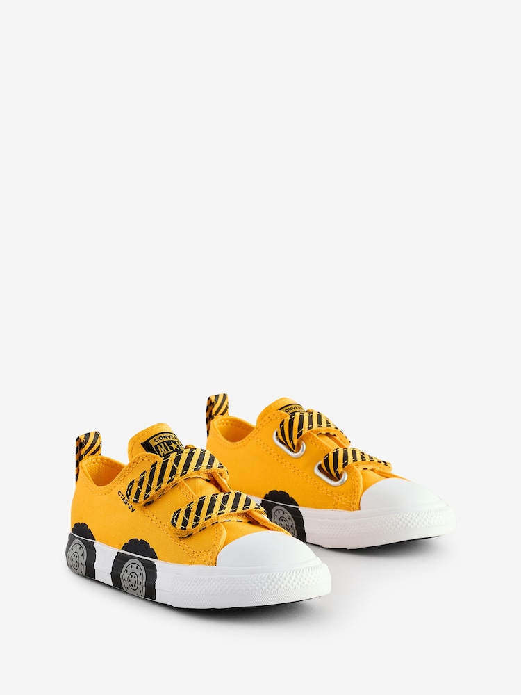 Converse Yellow Chuck Ox 2V Infant Trainers - Image 3 of 9