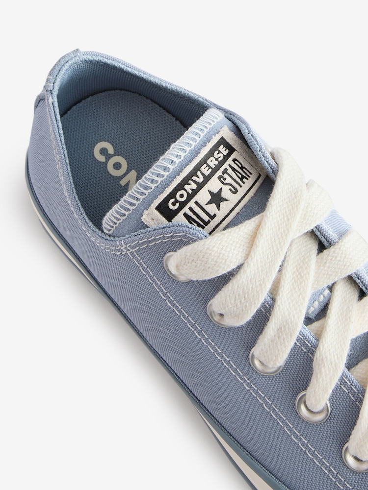 Converse Blue Standard Fit Chuck Taylor All Star Ox Trainers - Image 7 of 9