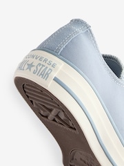 Converse Blue Standard Fit Chuck Taylor All Star Ox Trainers - Image 9 of 9