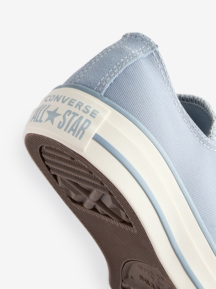 Converse Blue Standard Fit Chuck Taylor All Star Ox Trainers - Image 9 of 9 Converse Blue Standard Fit Chuck Taylor All Star Ox Trainers - Image 9 of 9