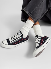 Черный - Кожаные низкие кроссовки Converse Chuck Taylor All Star Однотонный - Изображение 1 из 22
