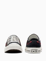 Черный - Кожаные низкие кроссовки Converse Chuck Taylor All Star Однотонный - Изображение 11 из 22