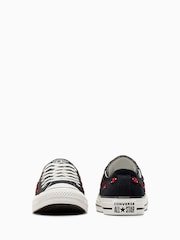 Черный - Кожаные низкие кроссовки Converse Chuck Taylor All Star Однотонный - Изображение 14 из 22