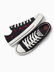 Черный - Кожаные низкие кроссовки Converse Chuck Taylor All Star Однотонный - Изображение 15 из 22