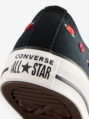 Черный - Кожаные низкие кроссовки Converse Chuck Taylor All Star Однотонный - Изображение 21 из 22