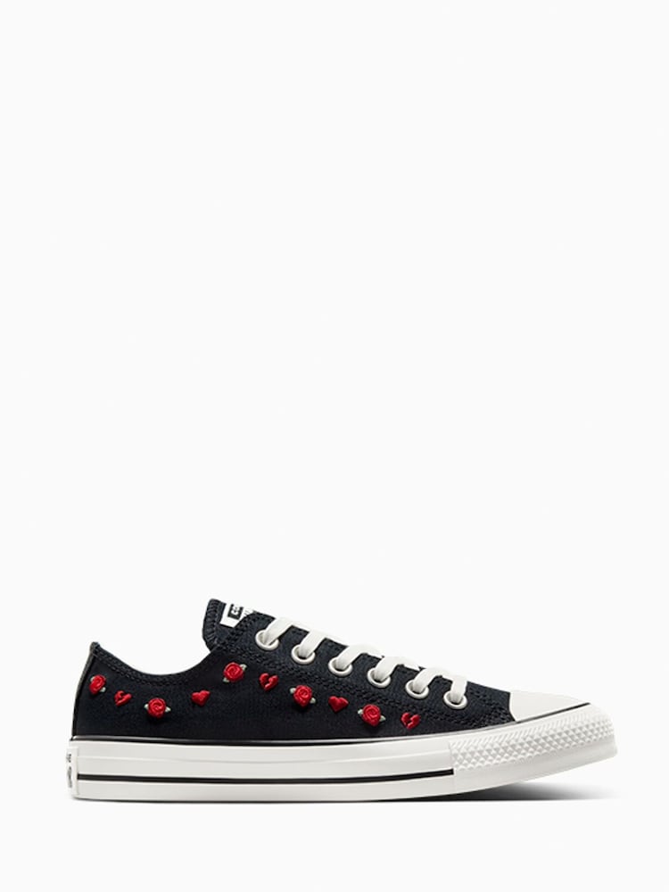 Чорний - Однотонні шкіряні кросівки Converse Chuck Taylor All Star - Image 7 of 22