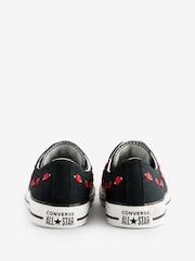Черный - Кожаные низкие кроссовки Converse Chuck Taylor All Star Однотонный - Изображение 9 из 22