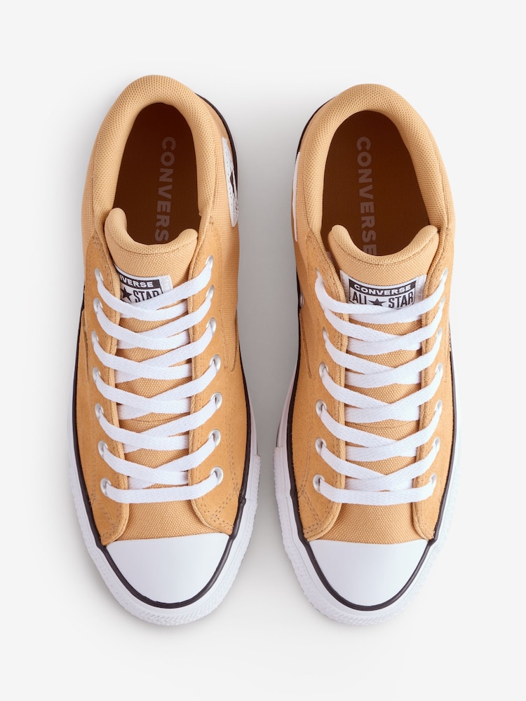 أصفر - حذاء رياضة متوسط الطول Malden Street من Converse - Image 5 of 9