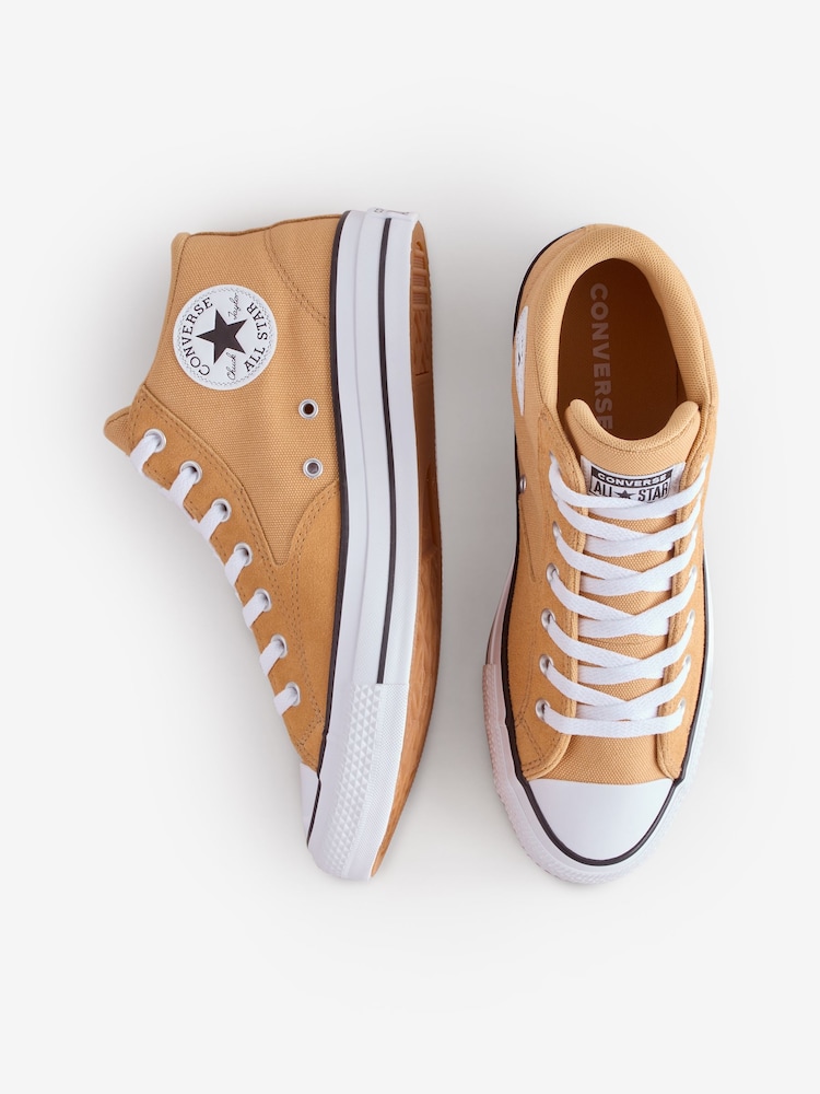 أصفر - حذاء رياضة متوسط الطول Malden Street من Converse - Image 6 of 9