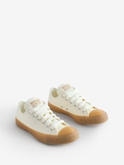 Converse Natural Chuck Taylor Ox Trainers - Image 3 of 9