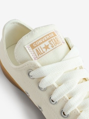 Converse Natural Chuck Taylor Ox Trainers - Image 7 of 9