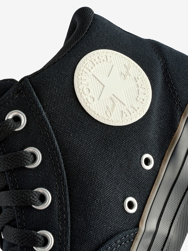 Converse Black Chuck Taylor Malden Street Trainers - Image 8 of 9