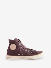 Converse Brown Chuck Taylor All Star High Trainers - Image 1 of 9