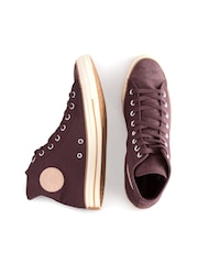 Converse Brown Chuck Taylor All Star High Trainers - Image 6 of 9