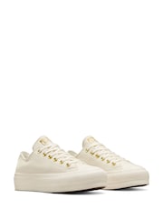 Кожаные низкие кроссовки Converse Chuck Taylor All Star Lift - Image 8 of 12