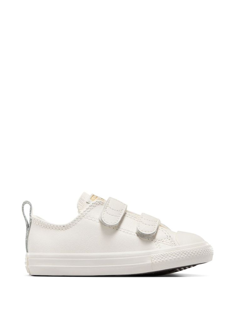 Converse Natural Chuck Ox 2V Infant Trainers - Image 1 of 10