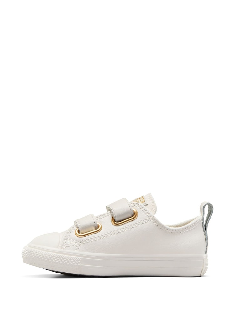 Converse Natural Chuck Ox 2V Infant Trainers - Image 2 of 10