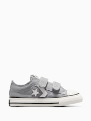 Converse Grey Infant Star Player 76 Easy On 2V Trainers - Image 1 of 8