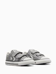 Converse Grey Infant Star Player 76 Easy On 2V Trainers - Image 3 of 8