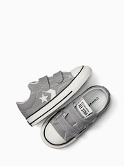 Converse Grey Infant Star Player 76 Easy On 2V Trainers - Image 5 of 8