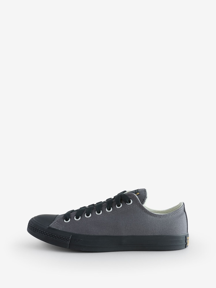 Converse Black Chuck Taylor All Star Ox Trainers - Image 2 of 9