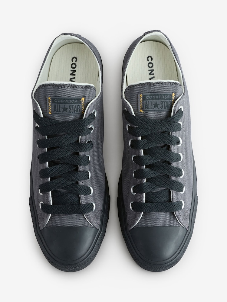 Converse Black Chuck Taylor All Star Ox Trainers - Image 4 of 9