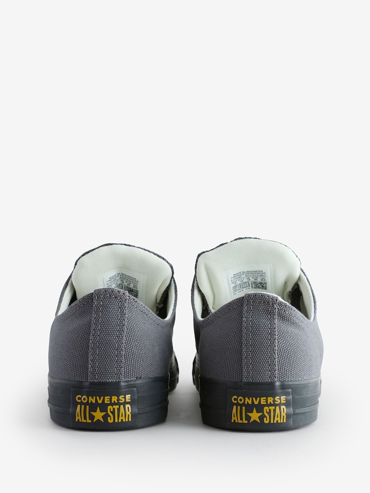 Converse Black Chuck Taylor All Star Ox Trainers - Image 5 of 9