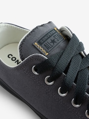 Converse Black Chuck Taylor All Star Ox Trainers - Image 7 of 9