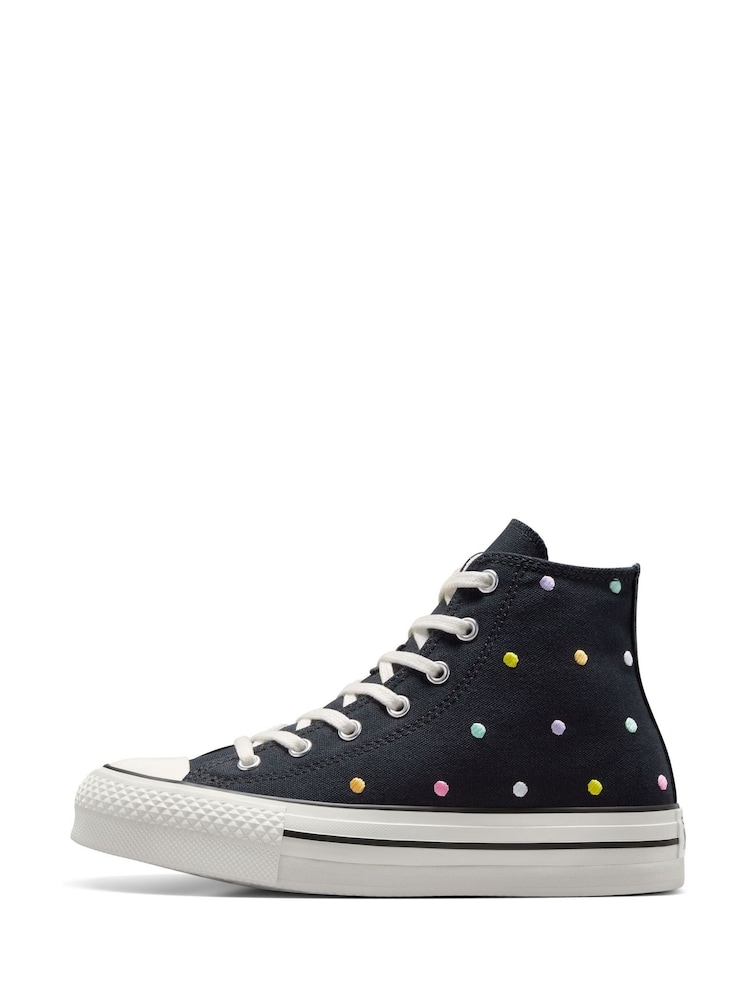 Converse Mladinski Chuck Taylor Vezeni EVA Lift Trenerji - Slika 2 iz 9 Converse Mladinski Chuck Taylor Vezeni EVA Lift Trenerji - Slika 2 iz 9
