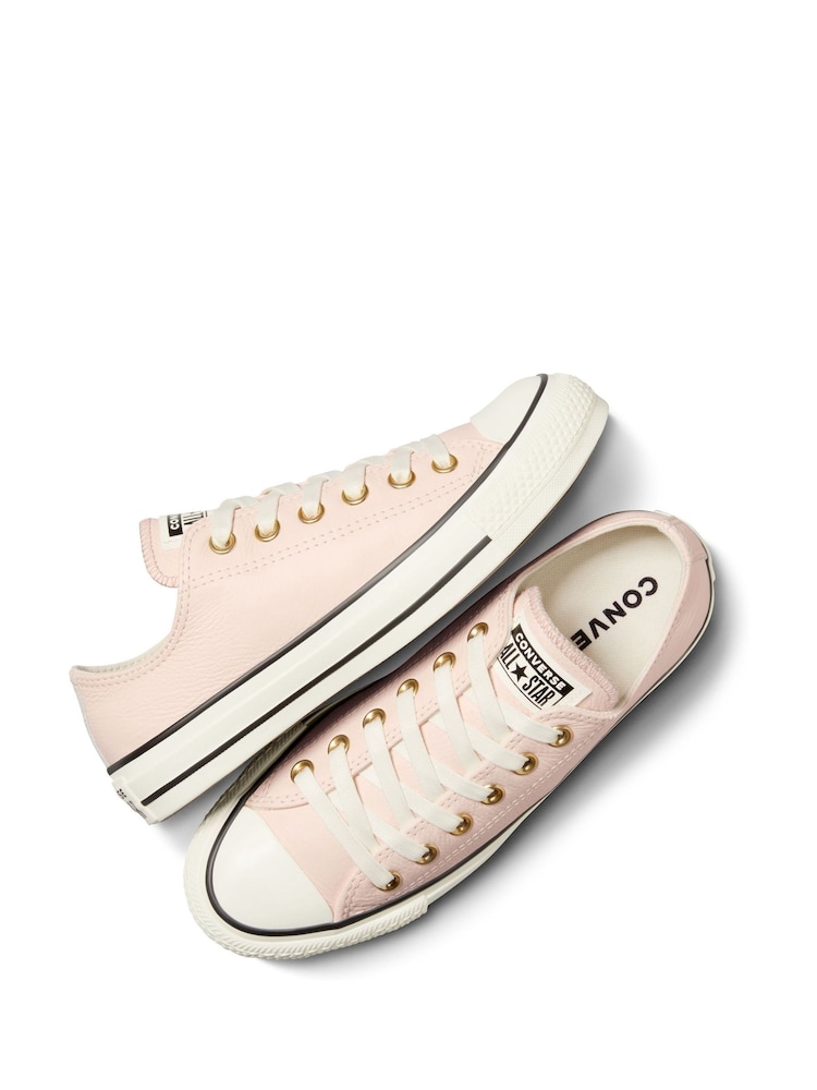 Converse Pink Standard Fit Chuck Taylor All Star Ox Trainers - Image 6 of 8